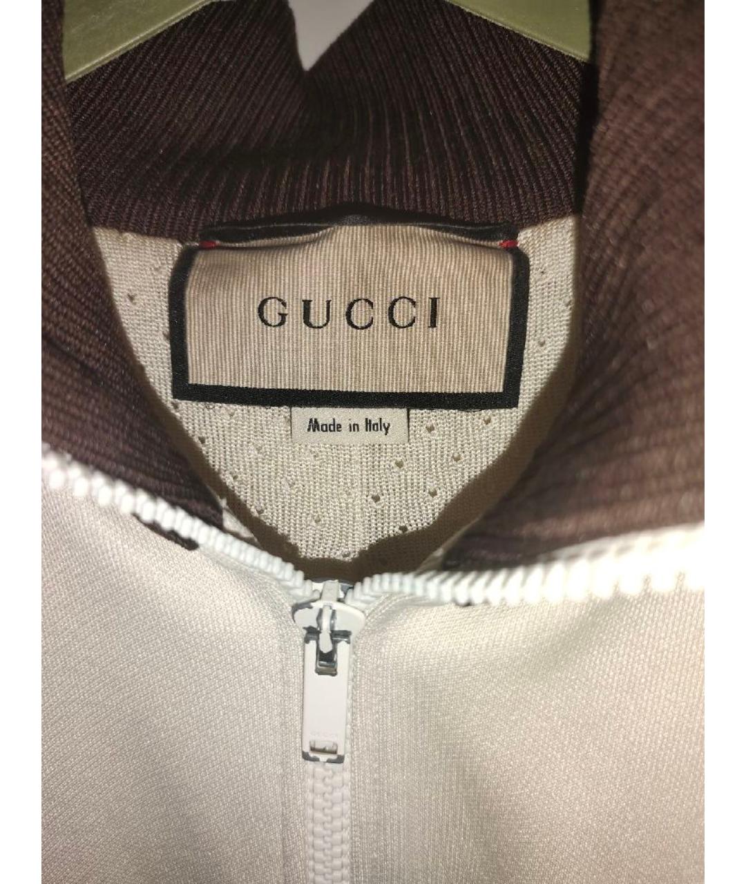GUCCI Бежевая хлопковая куртка, фото 3