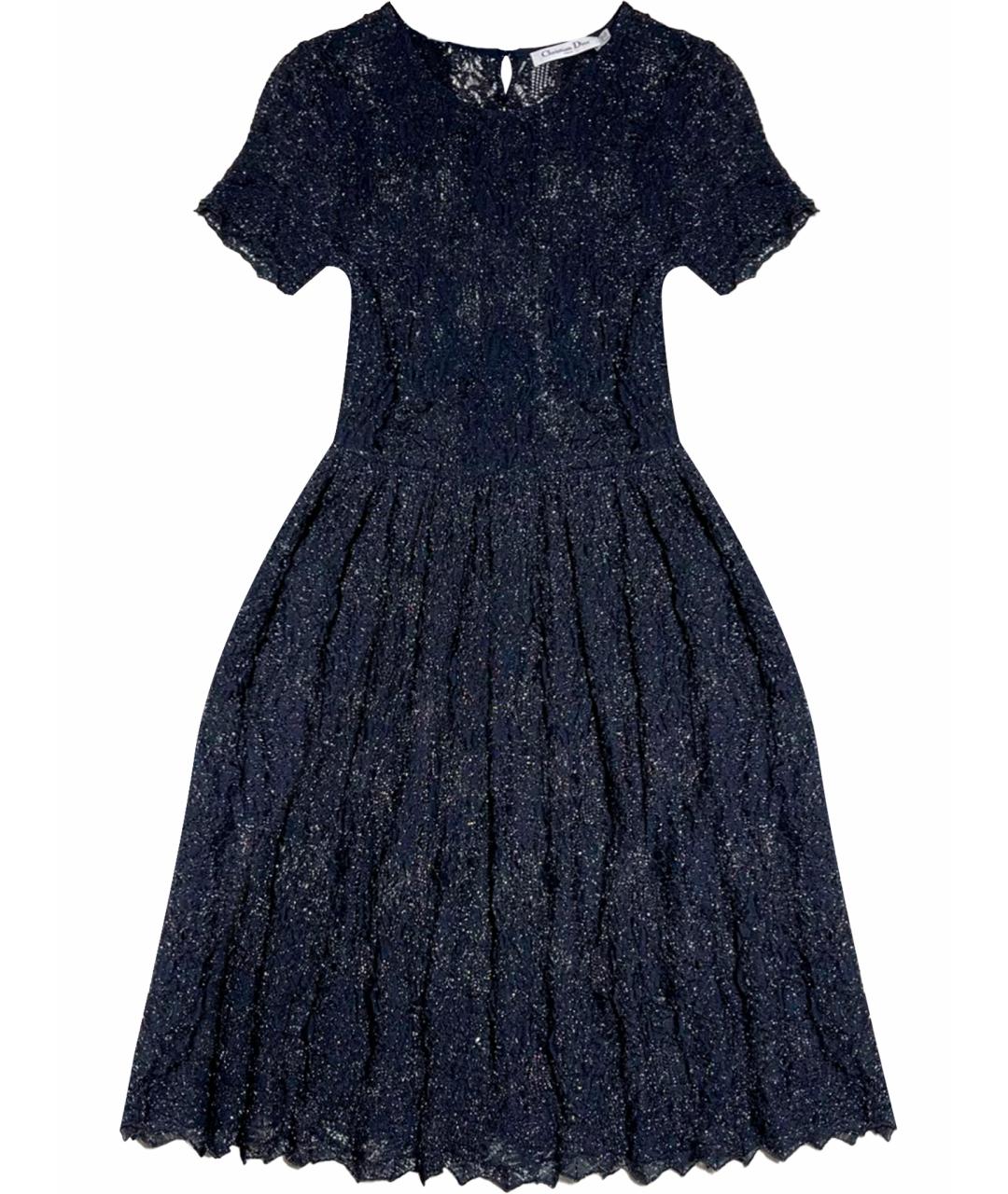 CHRISTIAN DIOR Темно-синее вечернее платье, фото 1