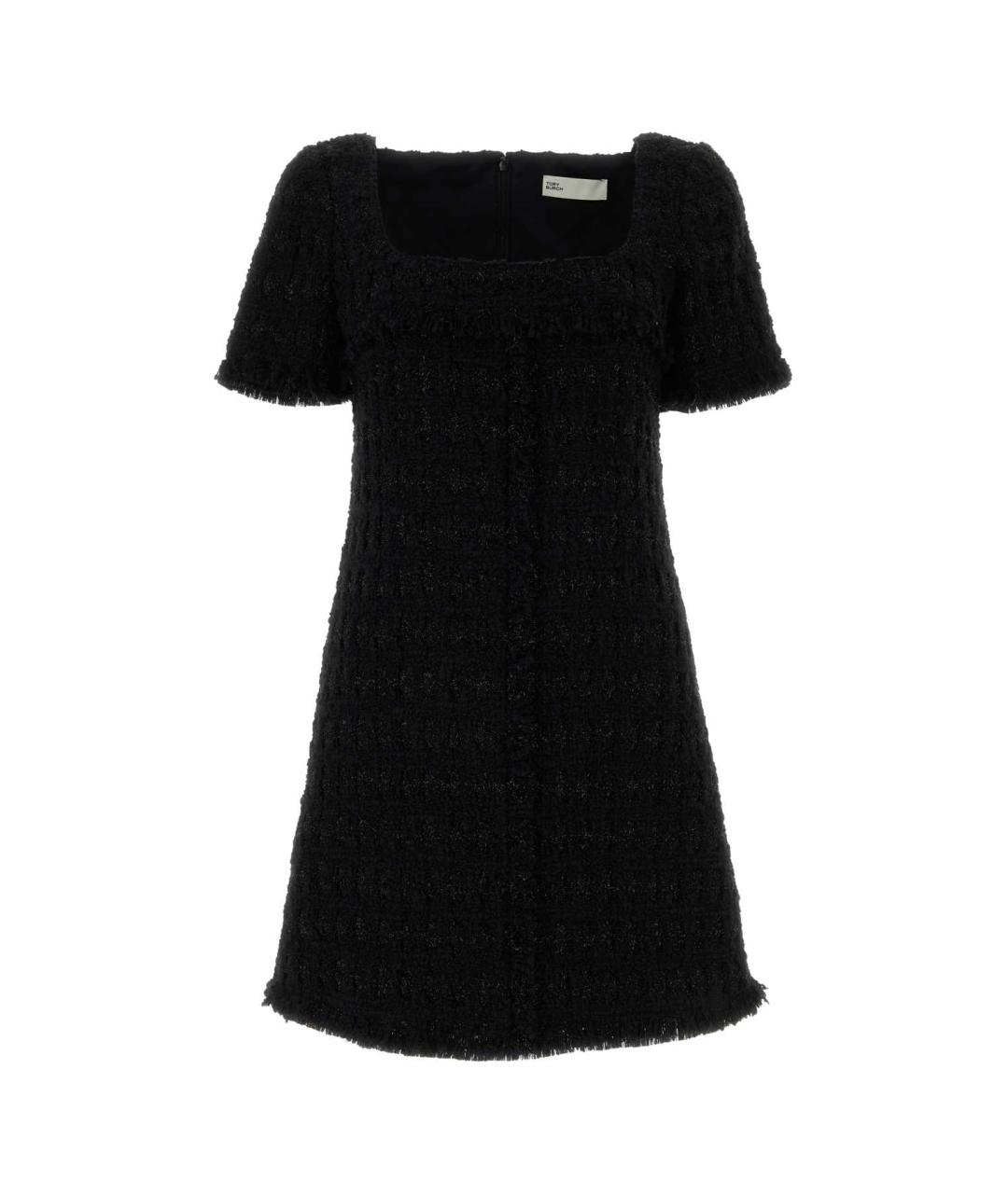 TORY BURCH Черное шерстяное повседневное платье, фото 1