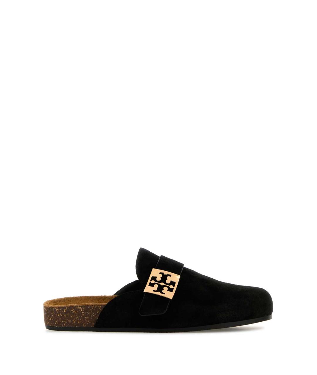 TORY BURCH Черные замшевые сабо, фото 1