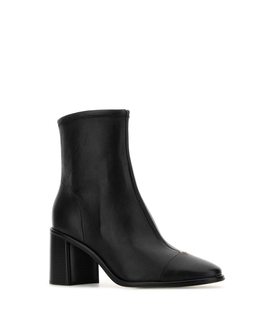TORY BURCH Черные кожаные ботильоны, фото 2