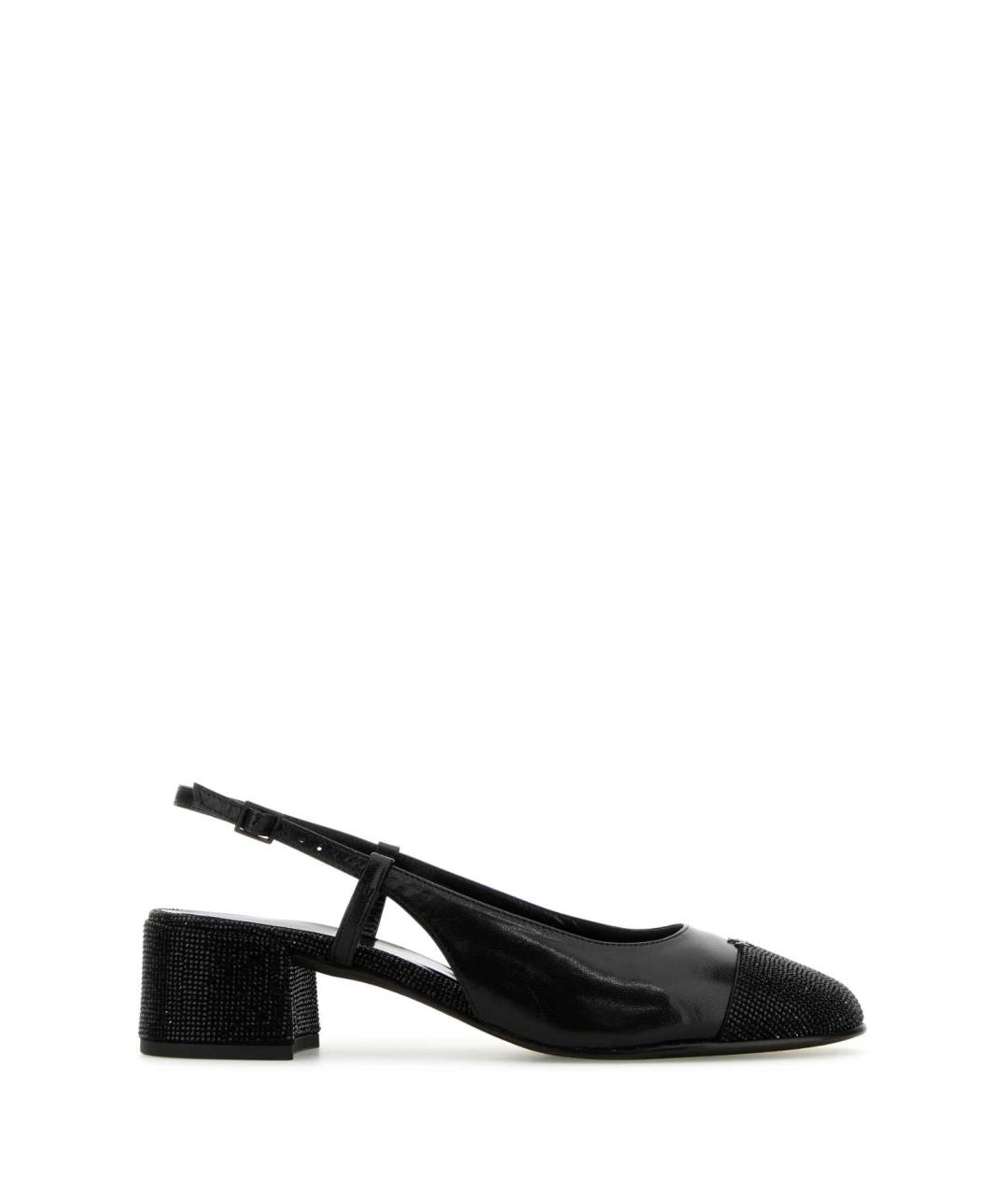 TORY BURCH Черные кожаные туфли, фото 1