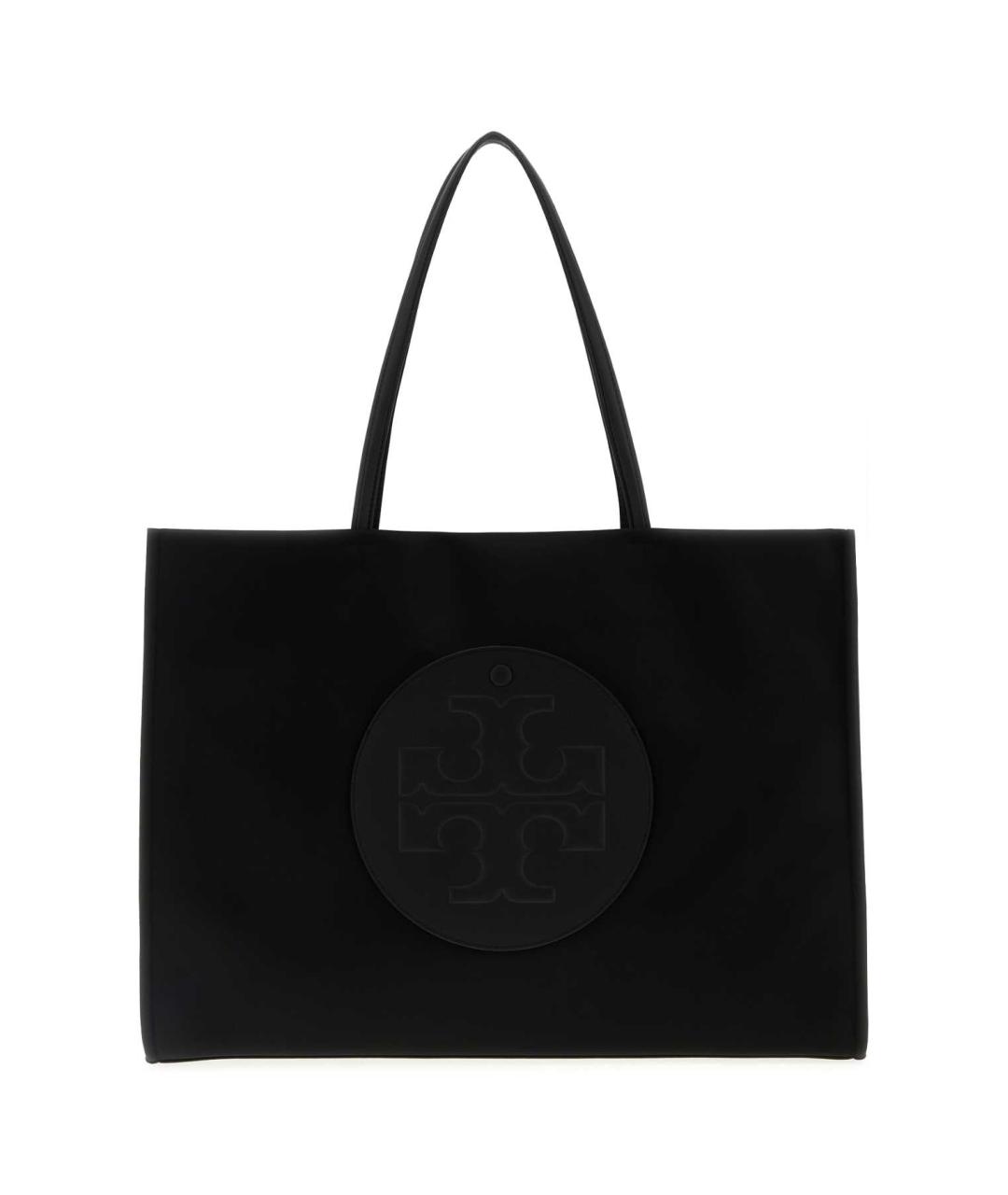 TORY BURCH Черная синтетическая сумка тоут, фото 1