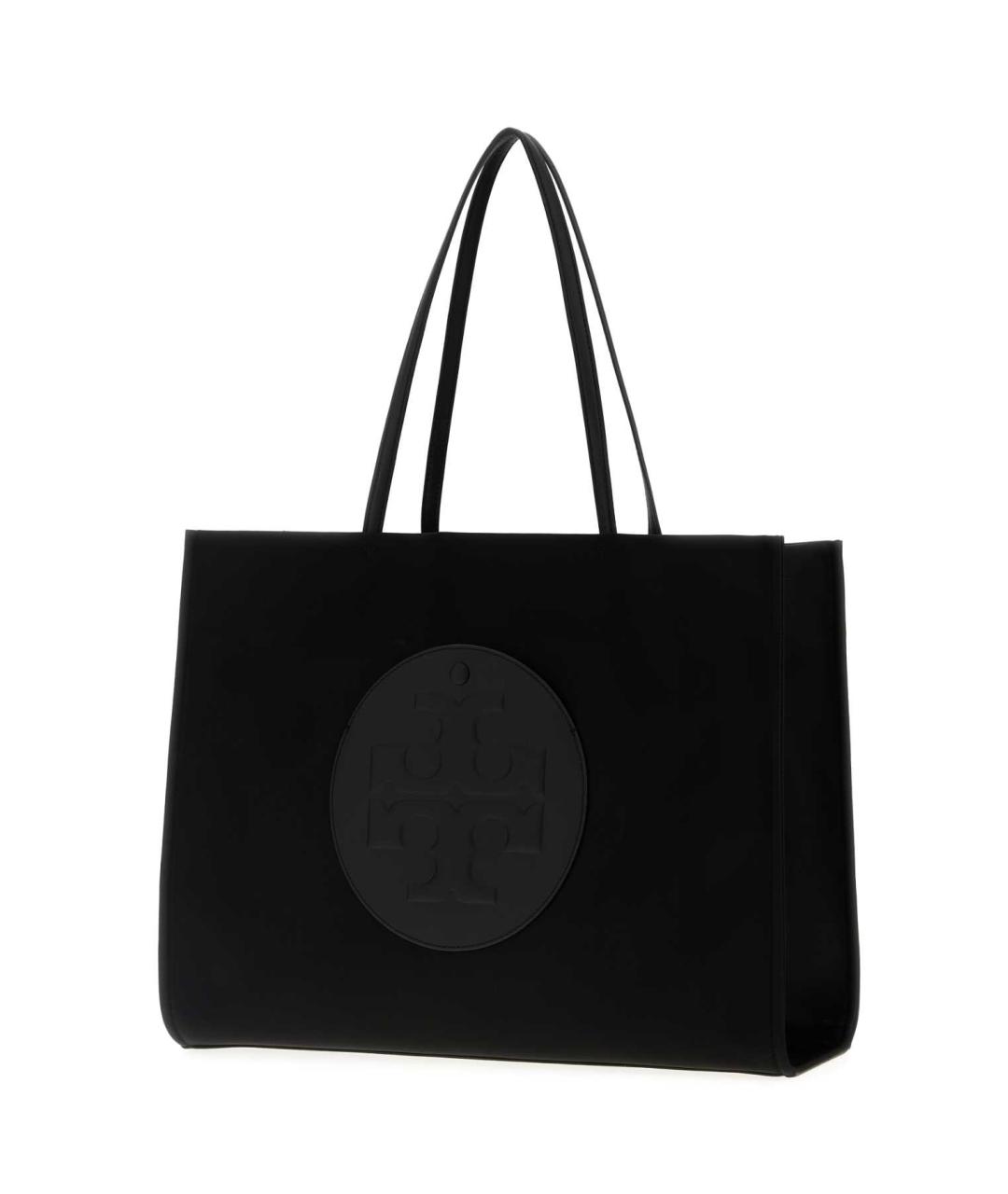 TORY BURCH Черная синтетическая сумка тоут, фото 2