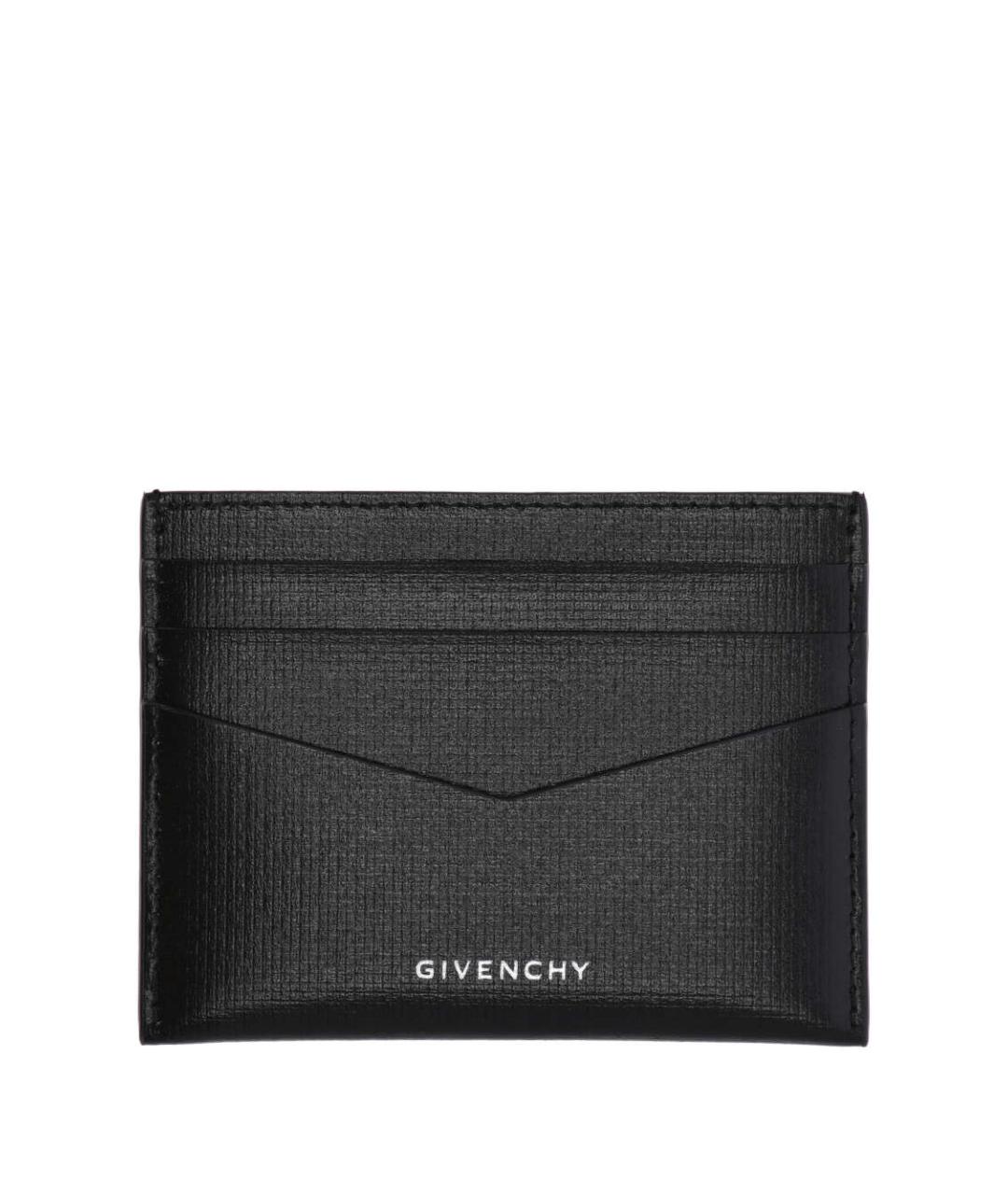 GIVENCHY Черный кожаный кардхолдер, фото 1