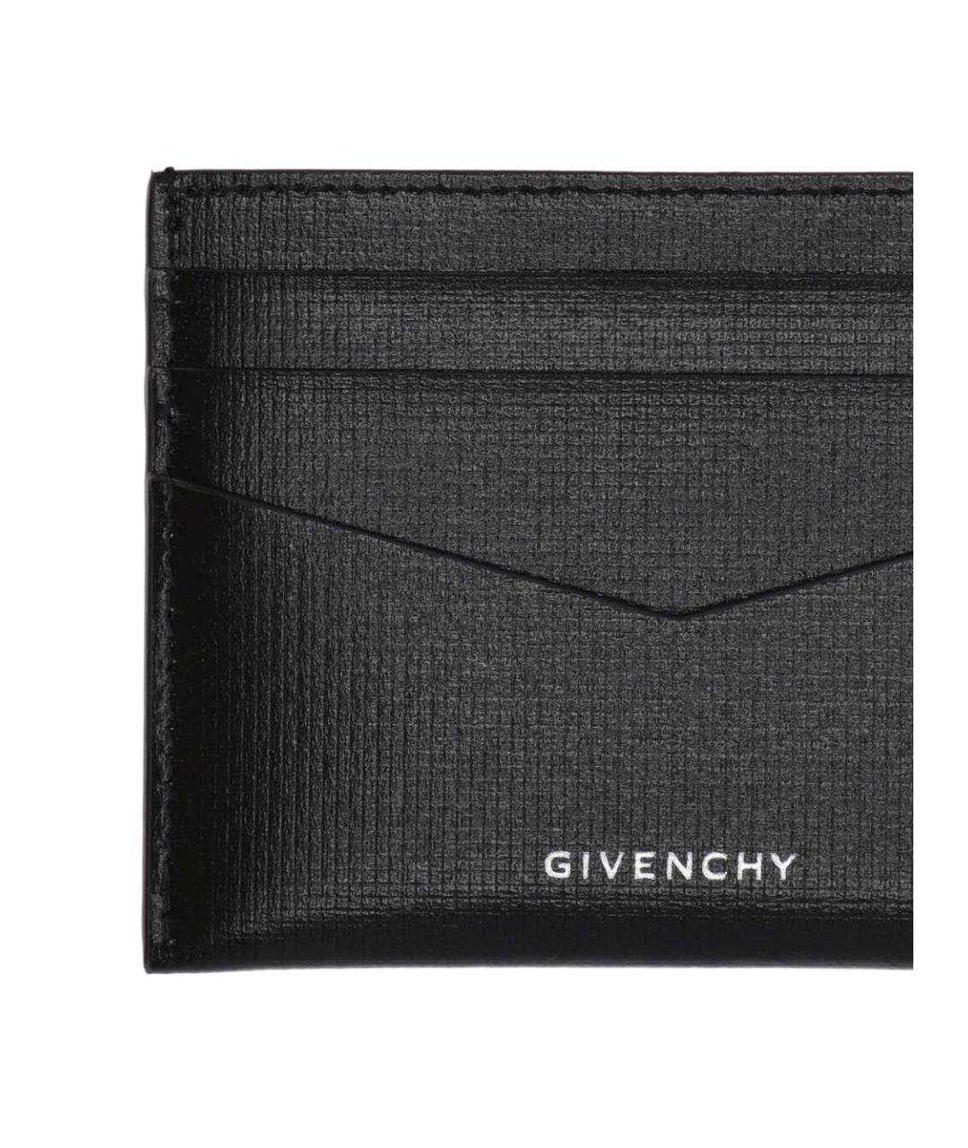 GIVENCHY Черный кожаный кардхолдер, фото 2