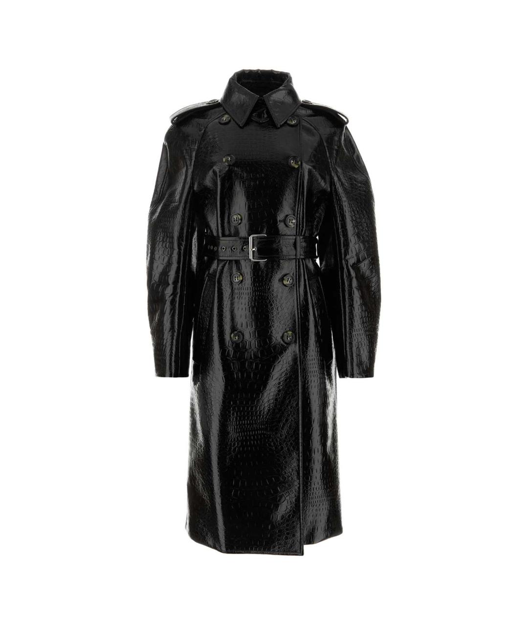SPORTMAX Черное вискозное пальто, фото 1