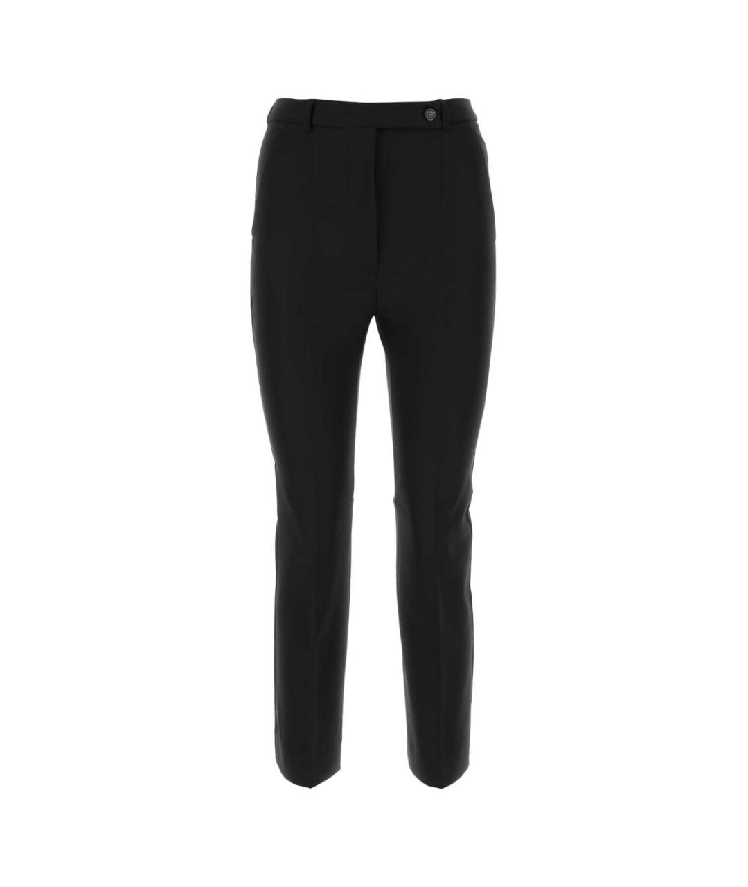 SPORTMAX Черные шерстяные брюки узкие, фото 1