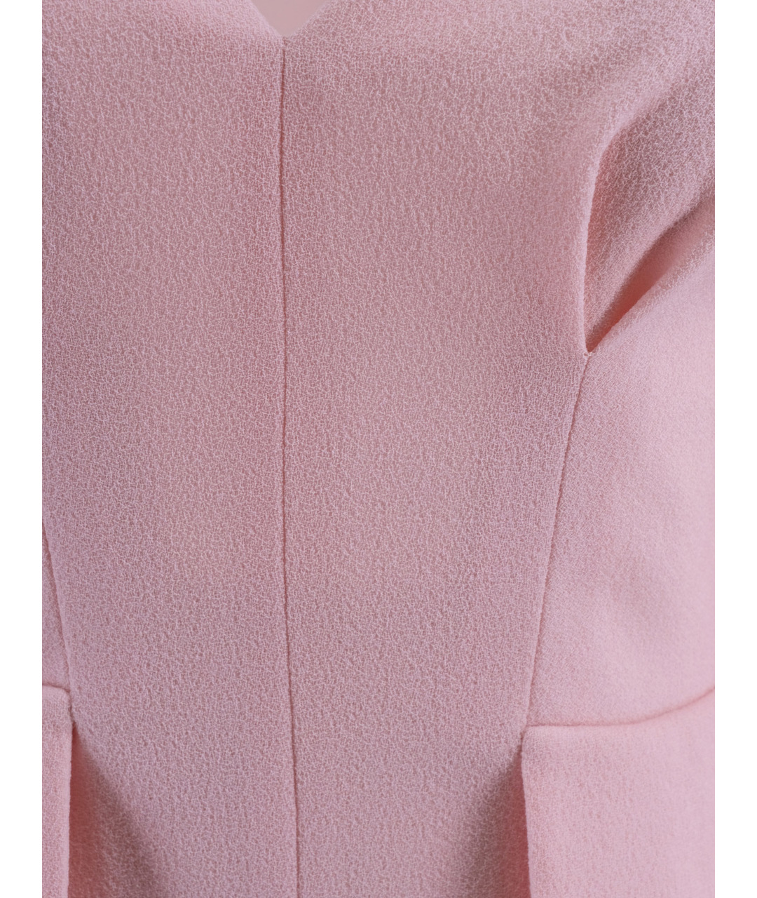 ALEXANDER MCQUEEN Розовое креповое повседневное платье, фото 4