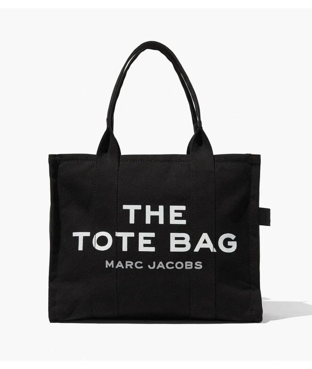 MARC JACOBS Черная тканевая сумка тоут, фото 5