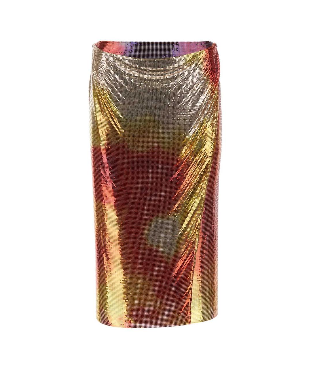 PACO RABANNE Мульти юбка миди, фото 1