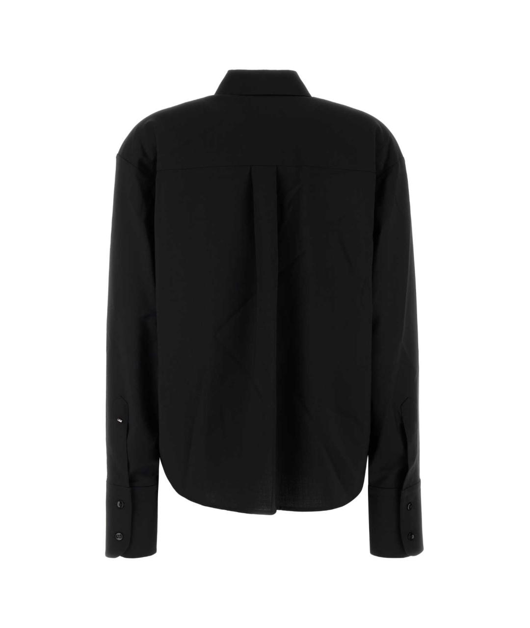 SPORTMAX Черная шерстяная рубашка, фото 2