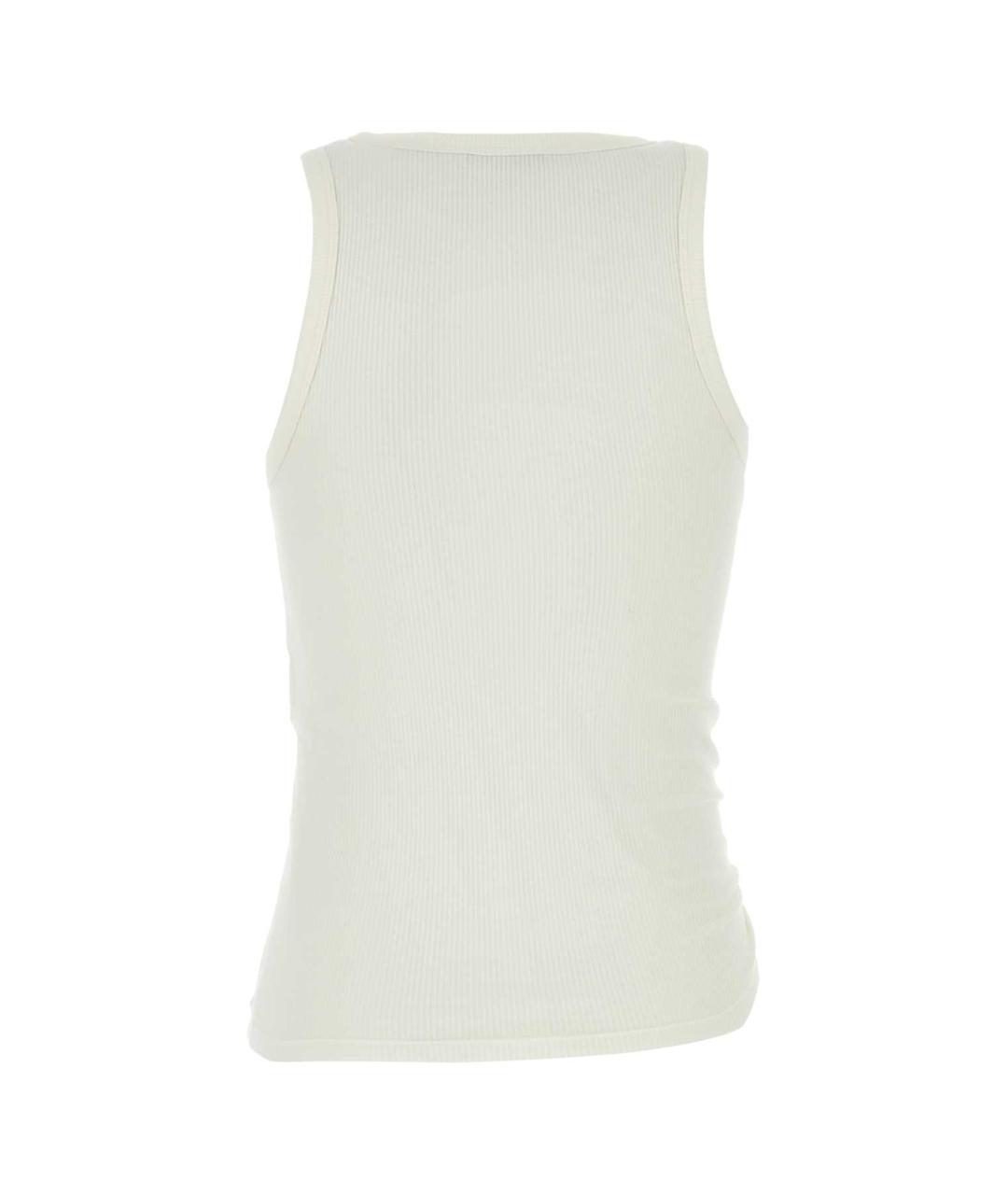PACO RABANNE Белая хлопковая майка, фото 2