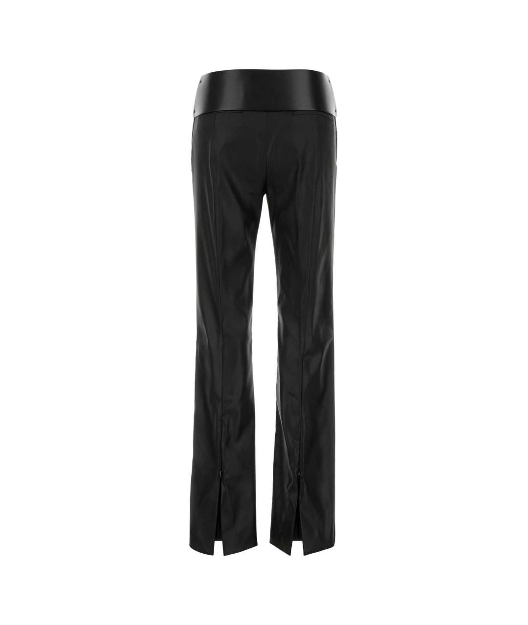 SPORTMAX Черные ацетатные брюки узкие, фото 2