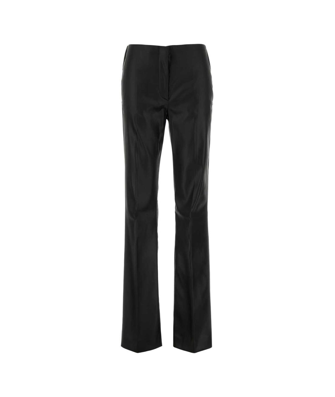 SPORTMAX Черные ацетатные брюки узкие, фото 1