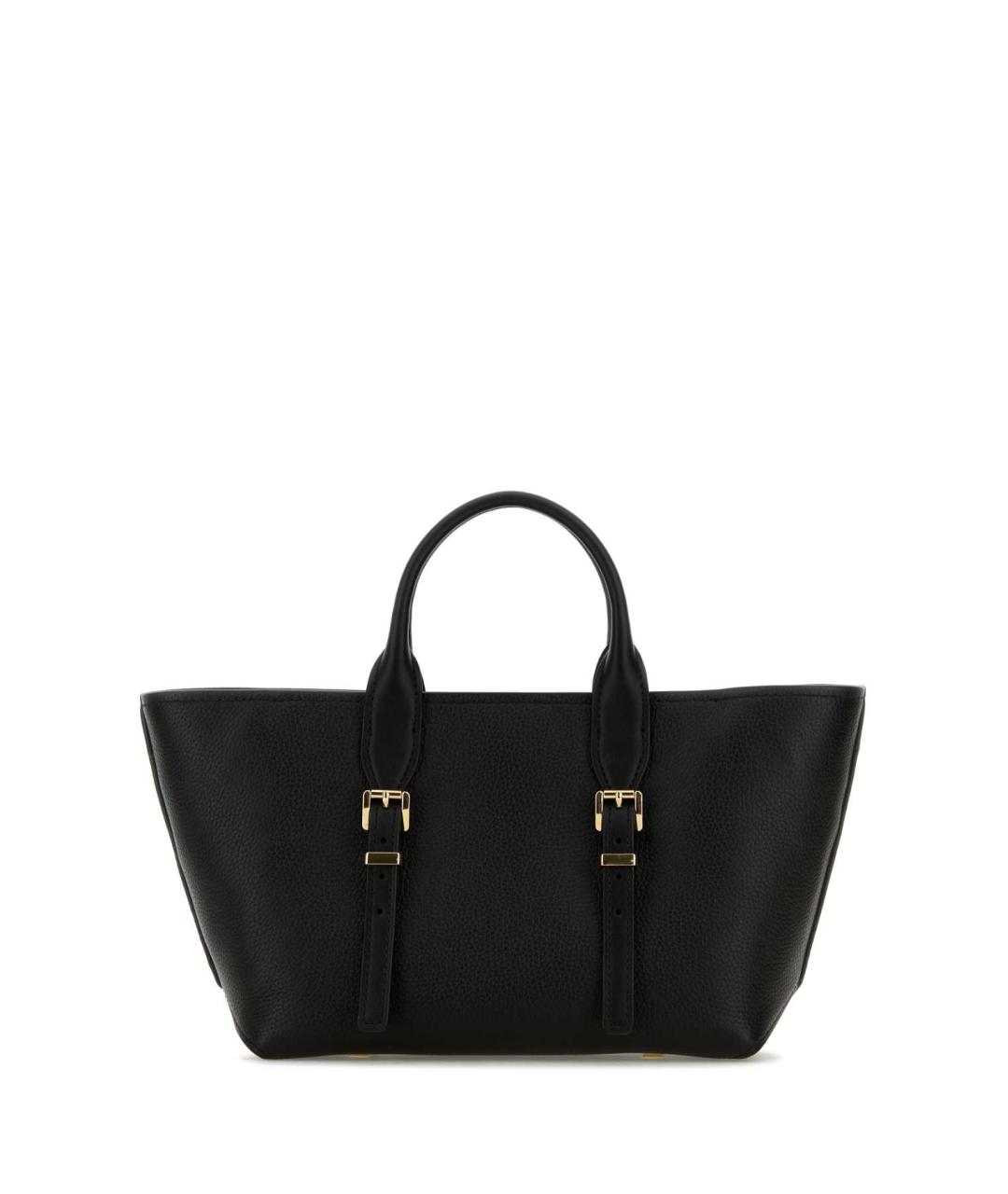 MICHAEL MICHAEL KORS Черная кожаная сумка тоут, фото 3
