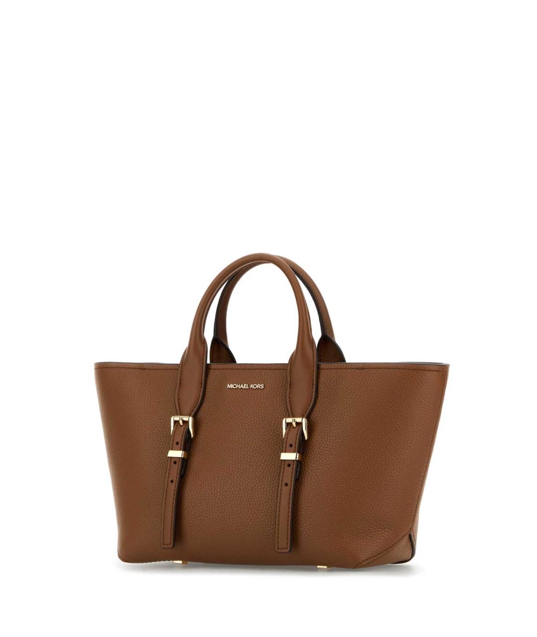 MICHAEL MICHAEL KORS Коричневая кожаная сумка тоут, фото 2