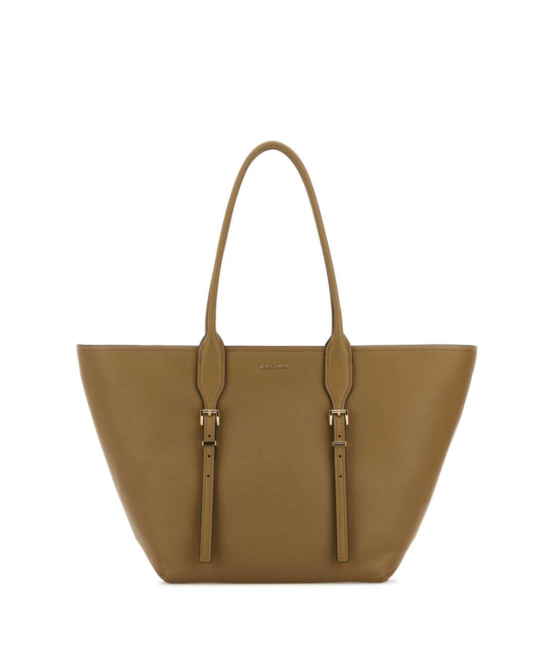 MICHAEL KORS Бежевая кожаная сумка тоут, фото 1