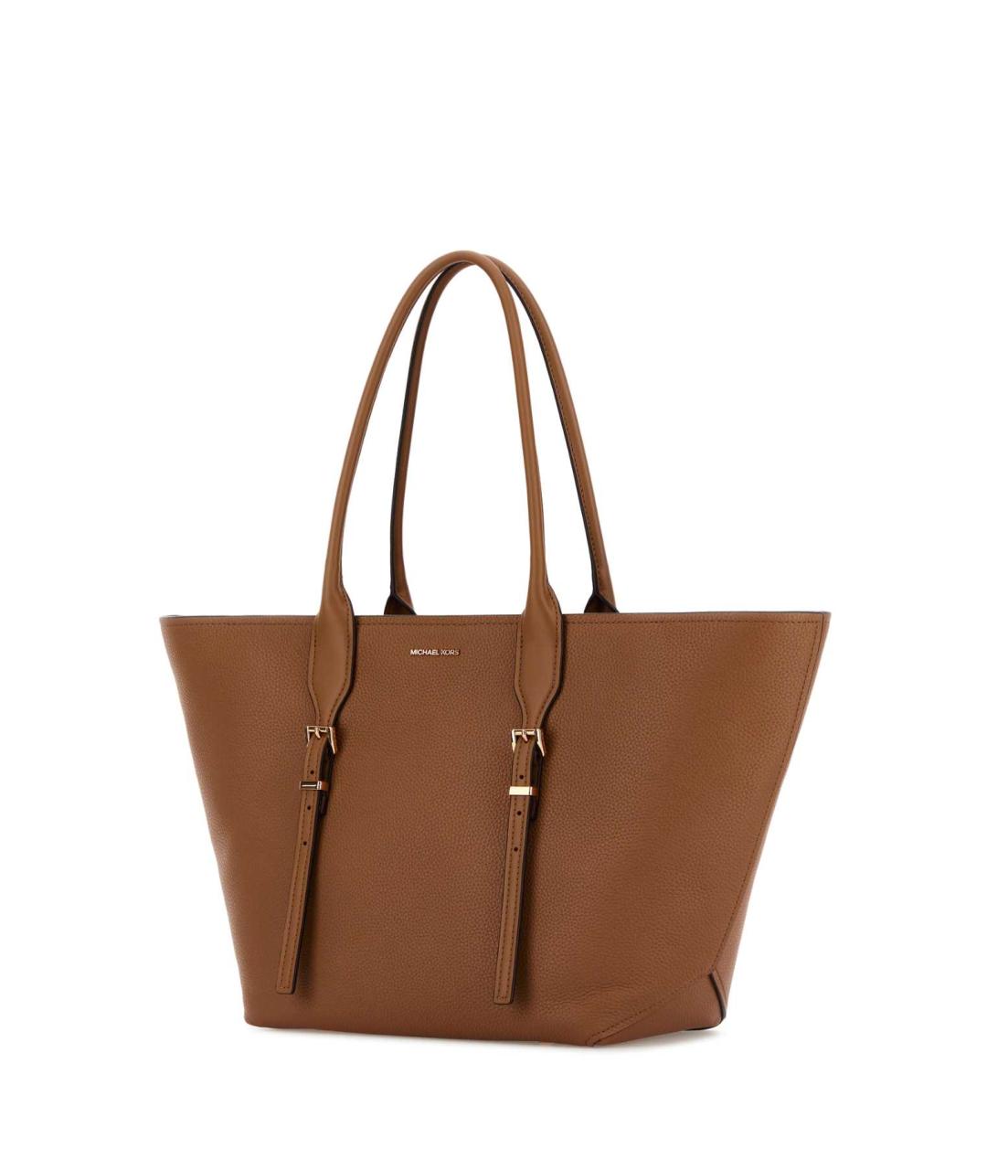 MICHAEL KORS Бежевая кожаная сумка тоут, фото 2