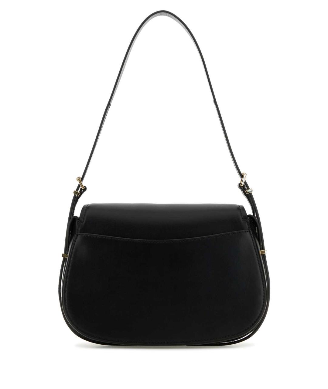 MICHAEL KORS Черная кожаная сумка через плечо, фото 3