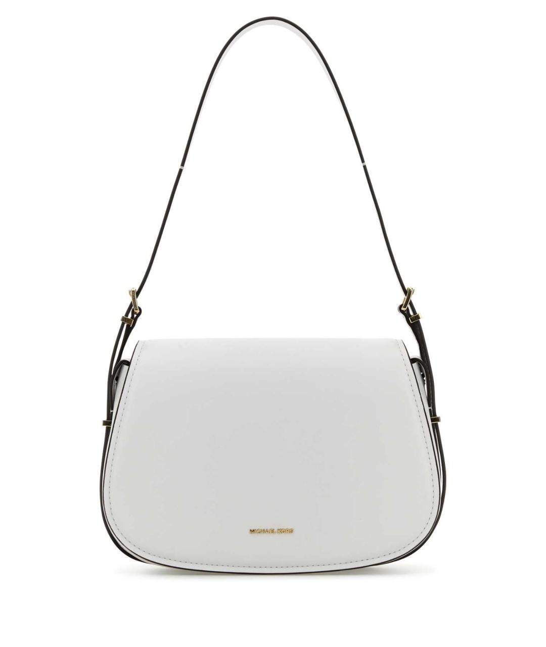 MICHAEL KORS Белая кожаная сумка через плечо, фото 1
