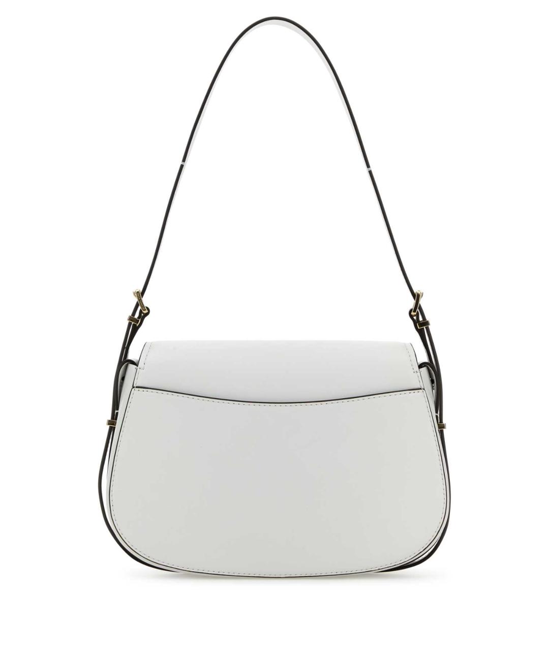 MICHAEL KORS Белая кожаная сумка через плечо, фото 3