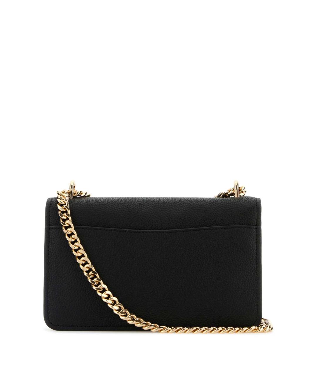 MICHAEL MICHAEL KORS Черная кожаная сумка через плечо, фото 3
