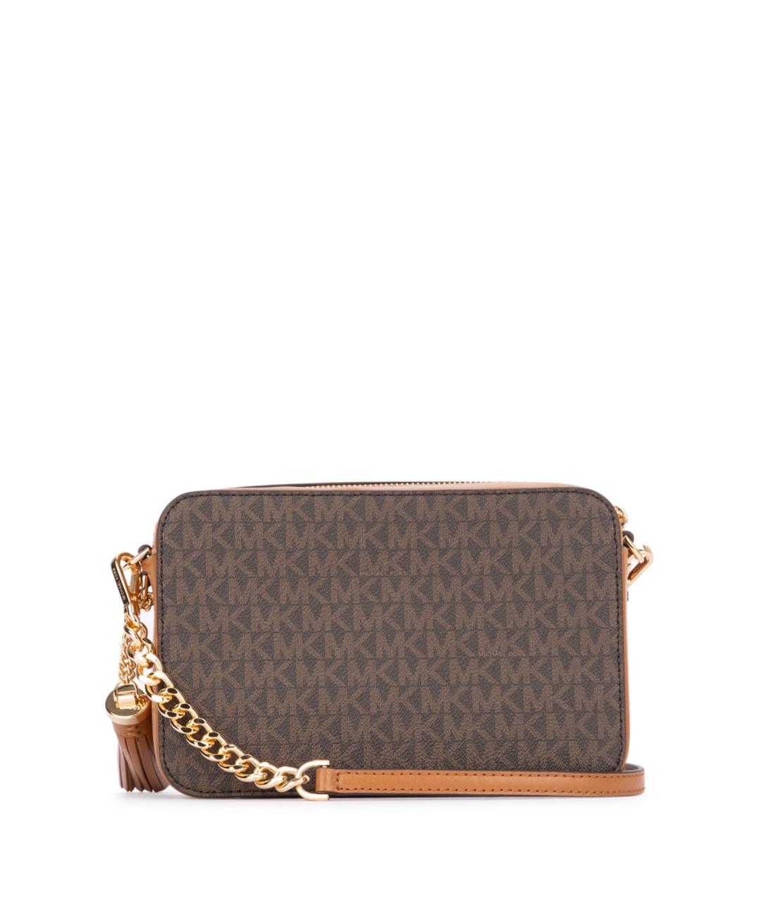 MICHAEL MICHAEL KORS Коричневая сумка через плечо, фото 3