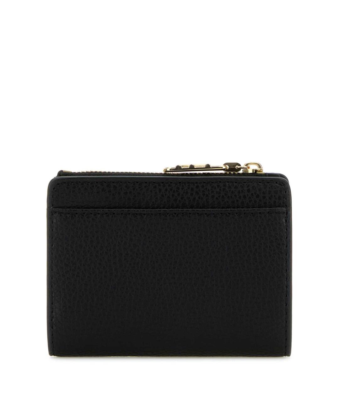 MICHAEL KORS Черный кожаный кошелек, фото 3
