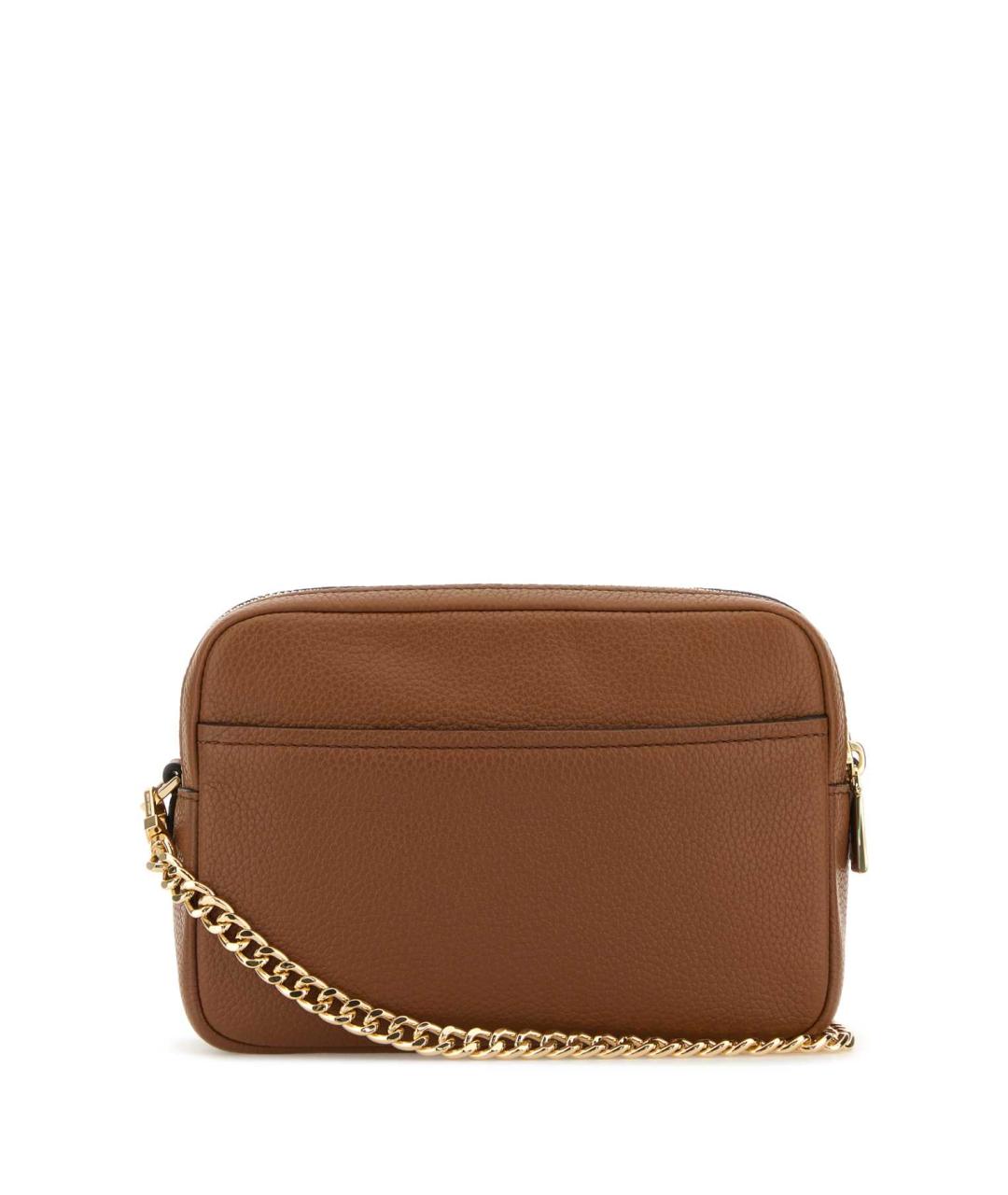 MICHAEL MICHAEL KORS Коричневая кожаная сумка через плечо, фото 3