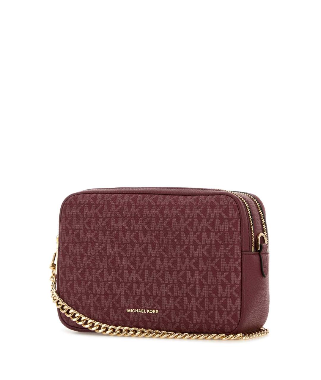 MICHAEL MICHAEL KORS Бордовая сумка через плечо, фото 2