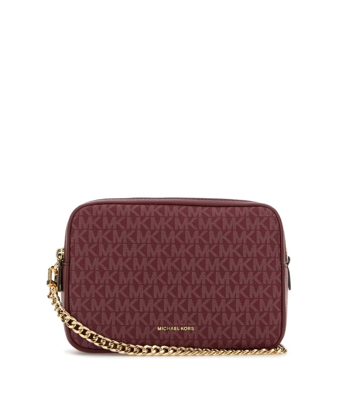 MICHAEL MICHAEL KORS Бордовая сумка через плечо, фото 1