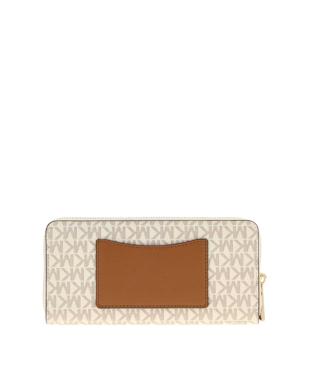 MICHAEL KORS Бежевый кошелек, фото 3