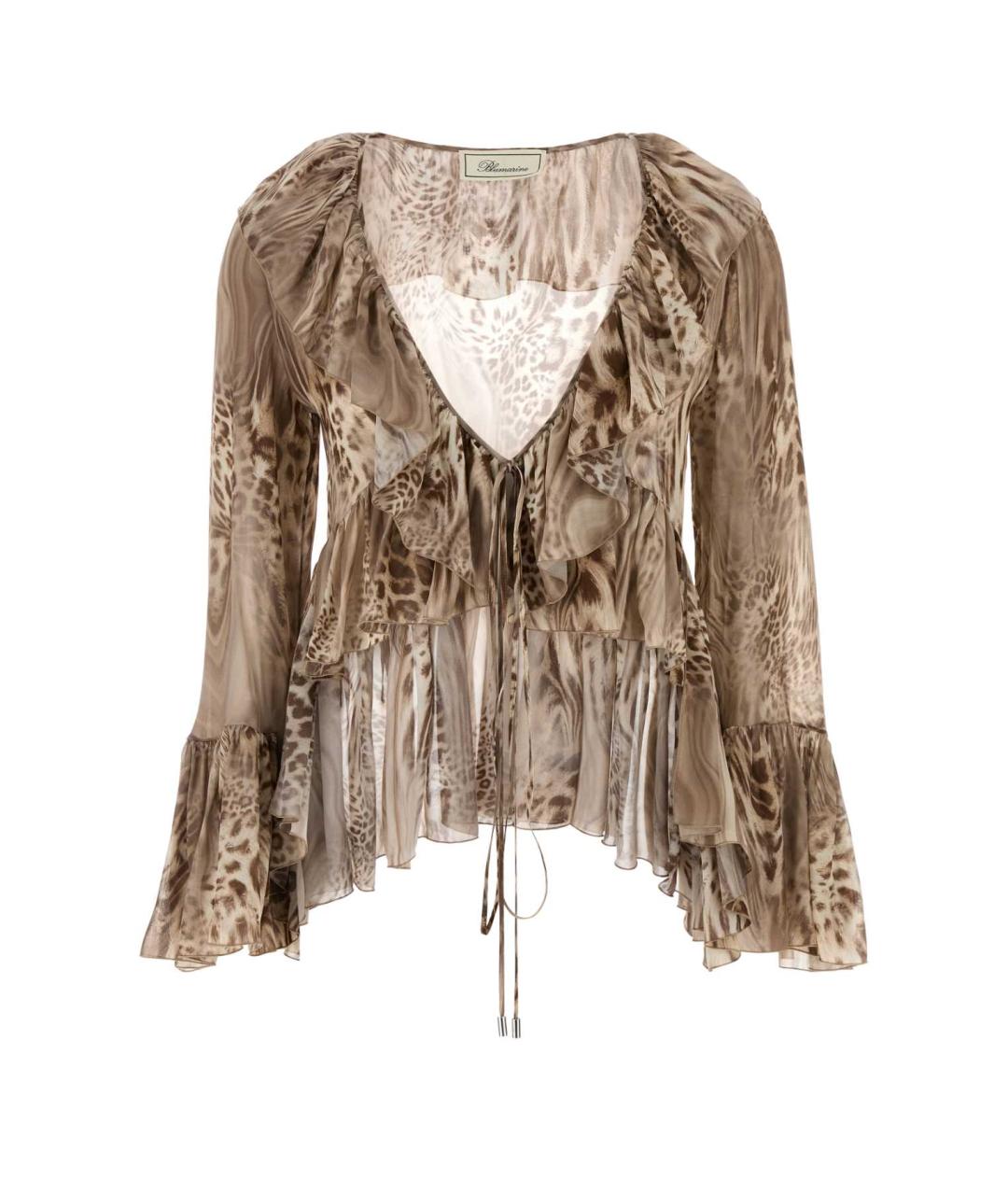 BLUMARINE Мульти вискозная блузы, фото 1