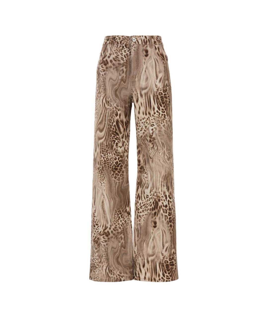 BLUMARINE Мульти хлопко-эластановые прямые джинсы, фото 1