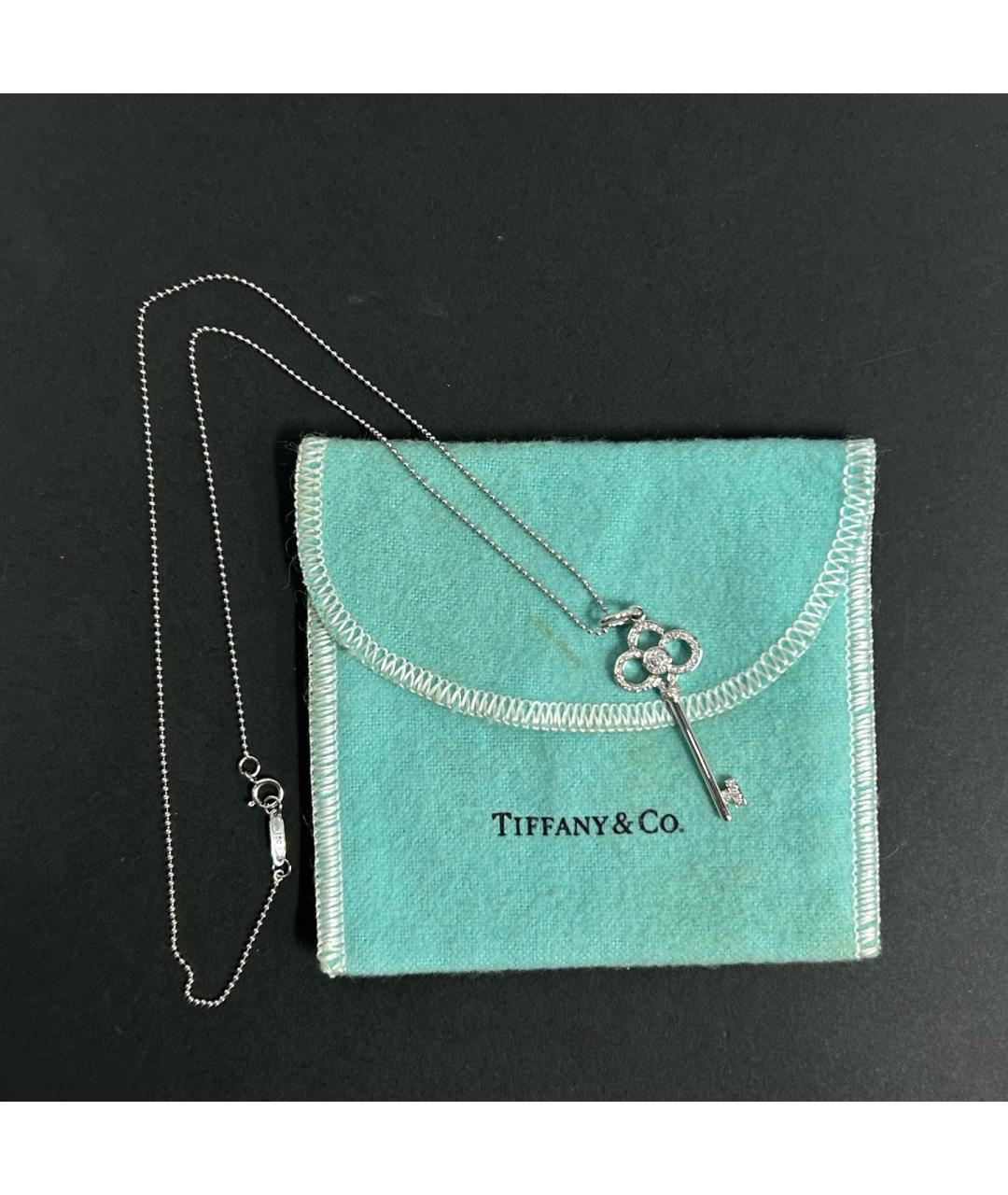 TIFFANY&CO Серебрянный кулон из белого золота, фото 2