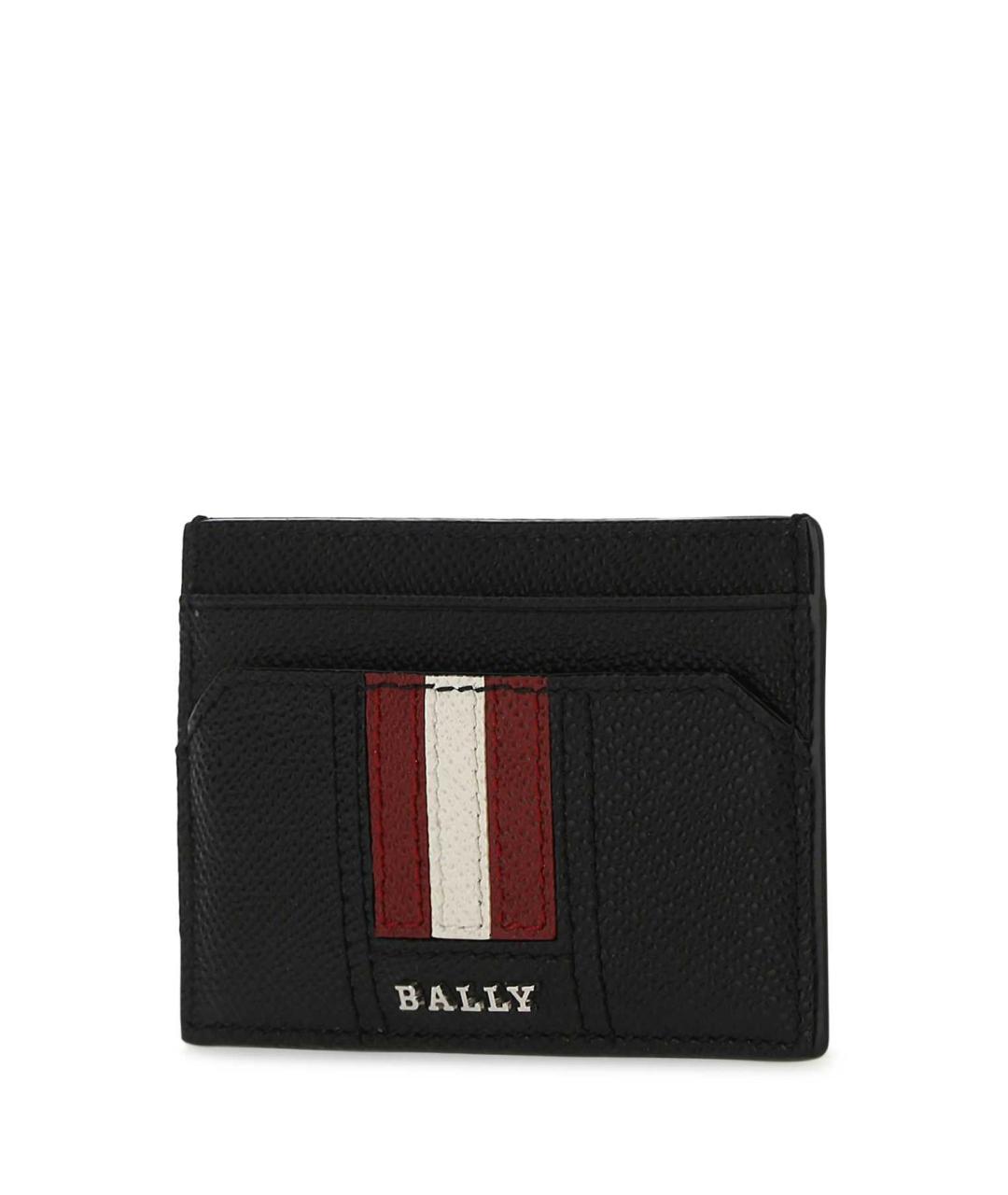 BALLY Черный кожаный кардхолдер, фото 2