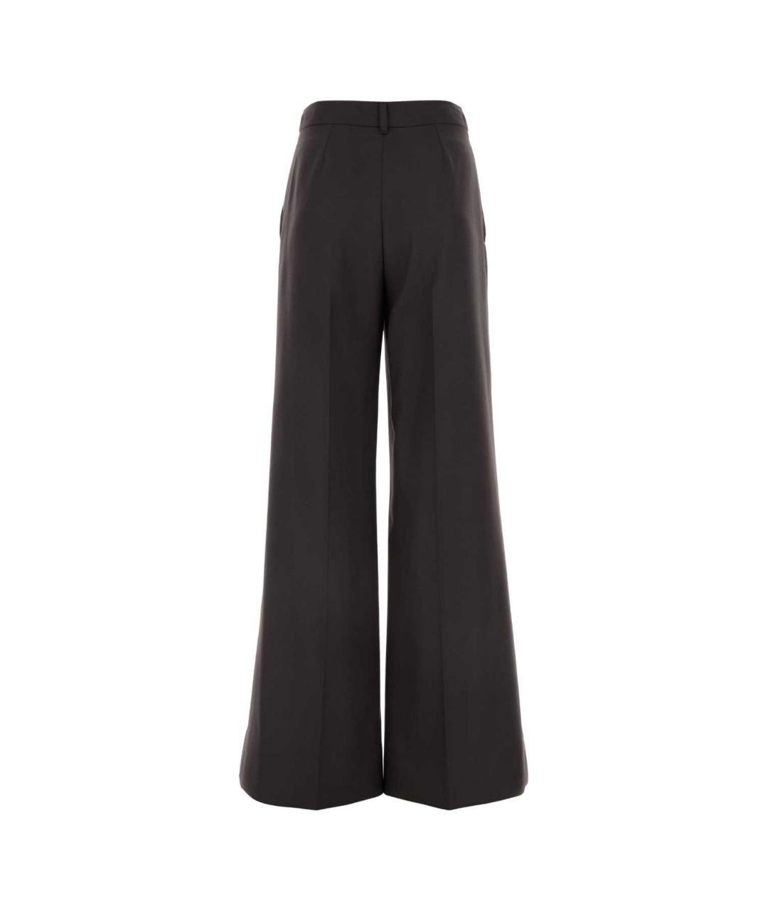 STELLA MCCARTNEY Коричневые шерстяные прямые брюки, фото 2