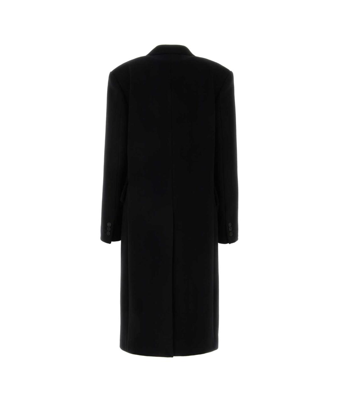 STELLA MCCARTNEY Черное шерстяное пальто, фото 2