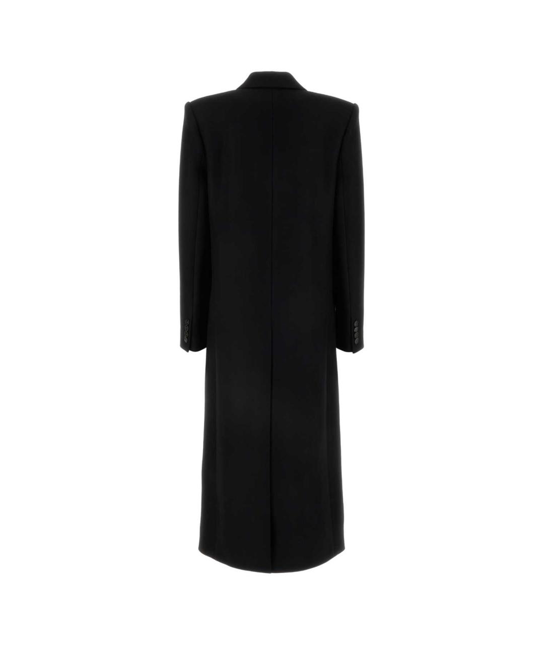 STELLA MCCARTNEY Черное шерстяное пальто, фото 2