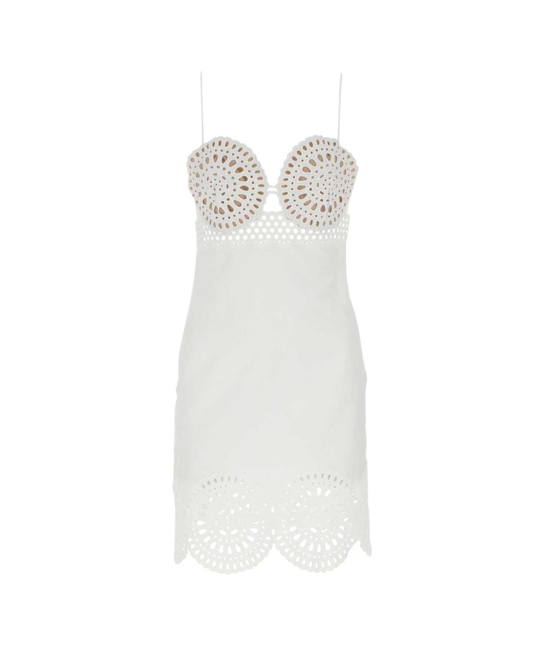 STELLA MCCARTNEY Белое льняное повседневное платье, фото 1