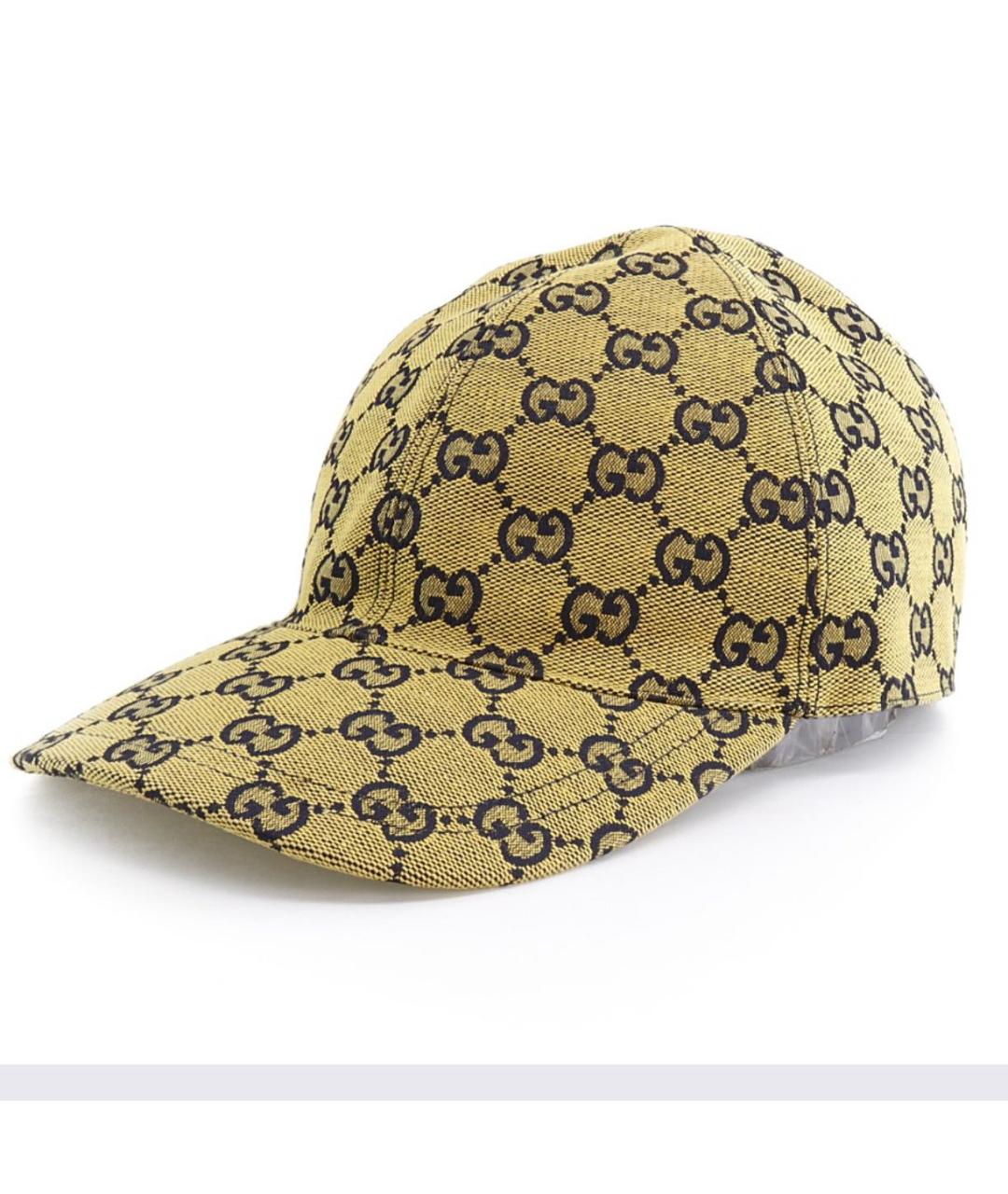 GUCCI Бежевая хлопковая кепка, фото 4
