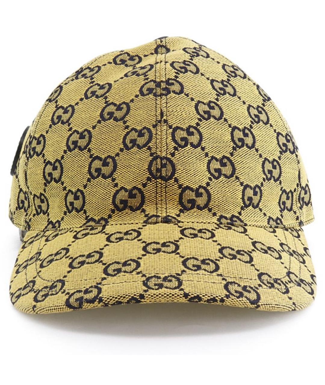 GUCCI Бежевая хлопковая кепка, фото 2