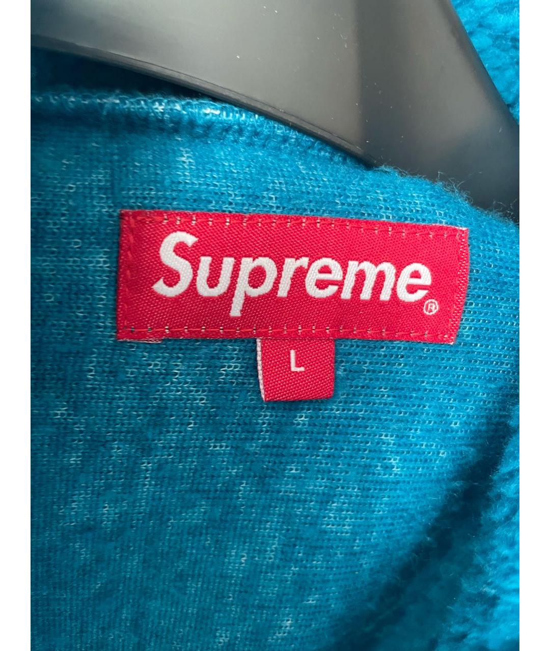 SUPREME Синяя куртка, фото 4
