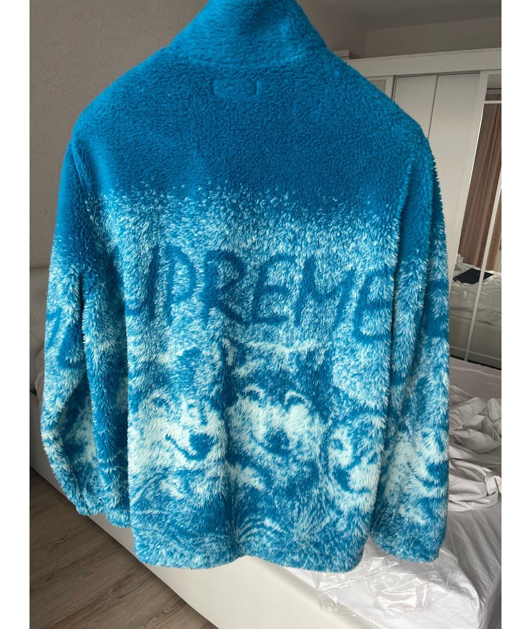 SUPREME Синяя куртка, фото 3