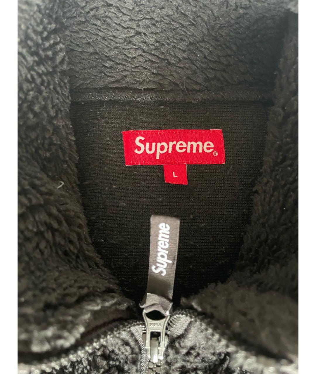 SUPREME Антрацитовая куртка, фото 4