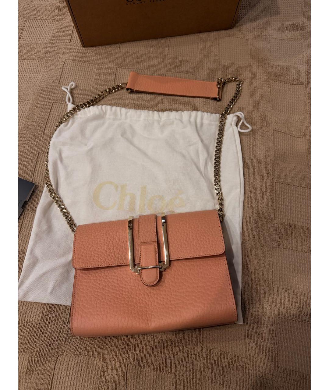 CHLOE Розовая сумка через плечо, фото 7
