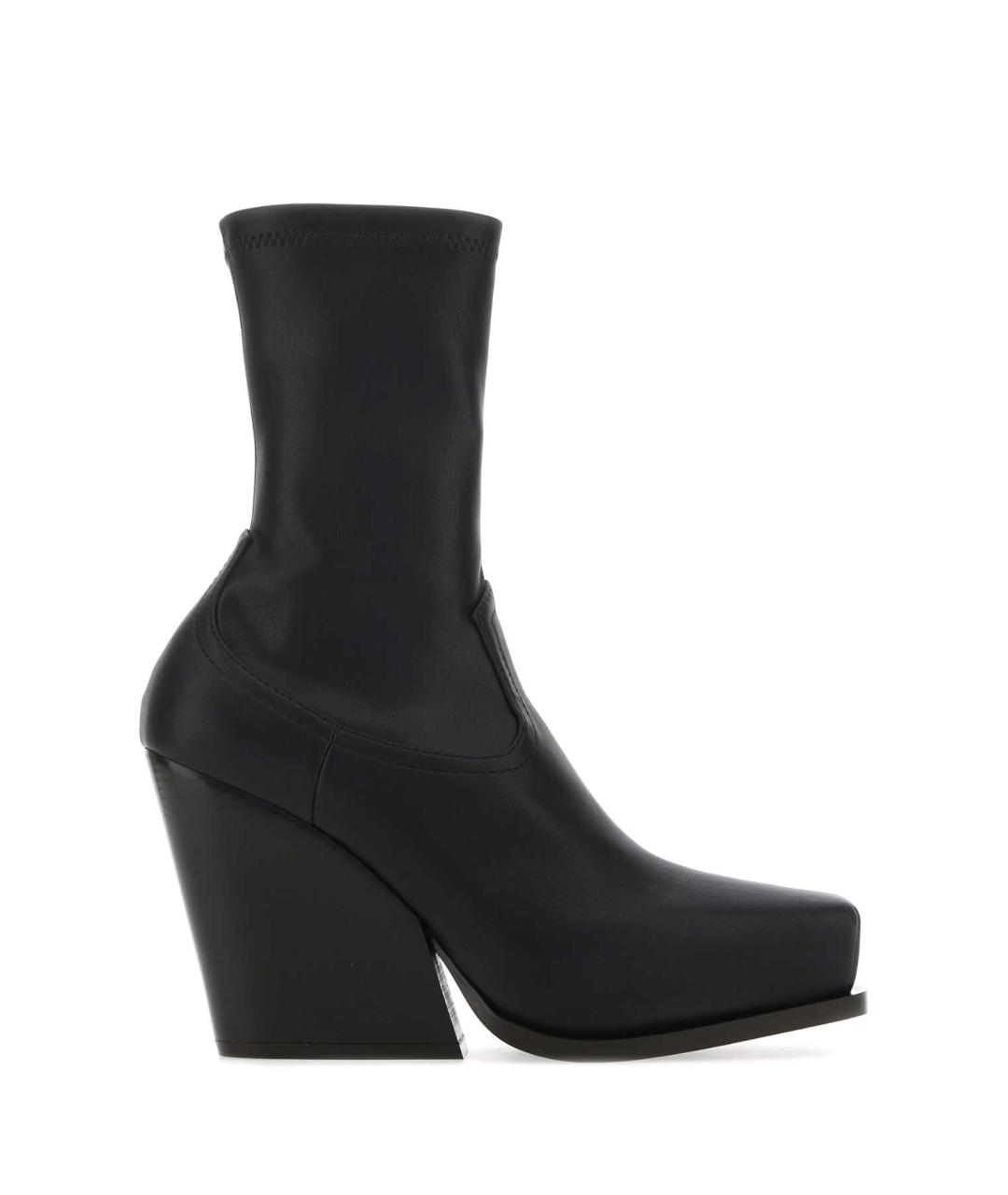 STELLA MCCARTNEY Черные ботильоны из искусственной кожи, фото 1