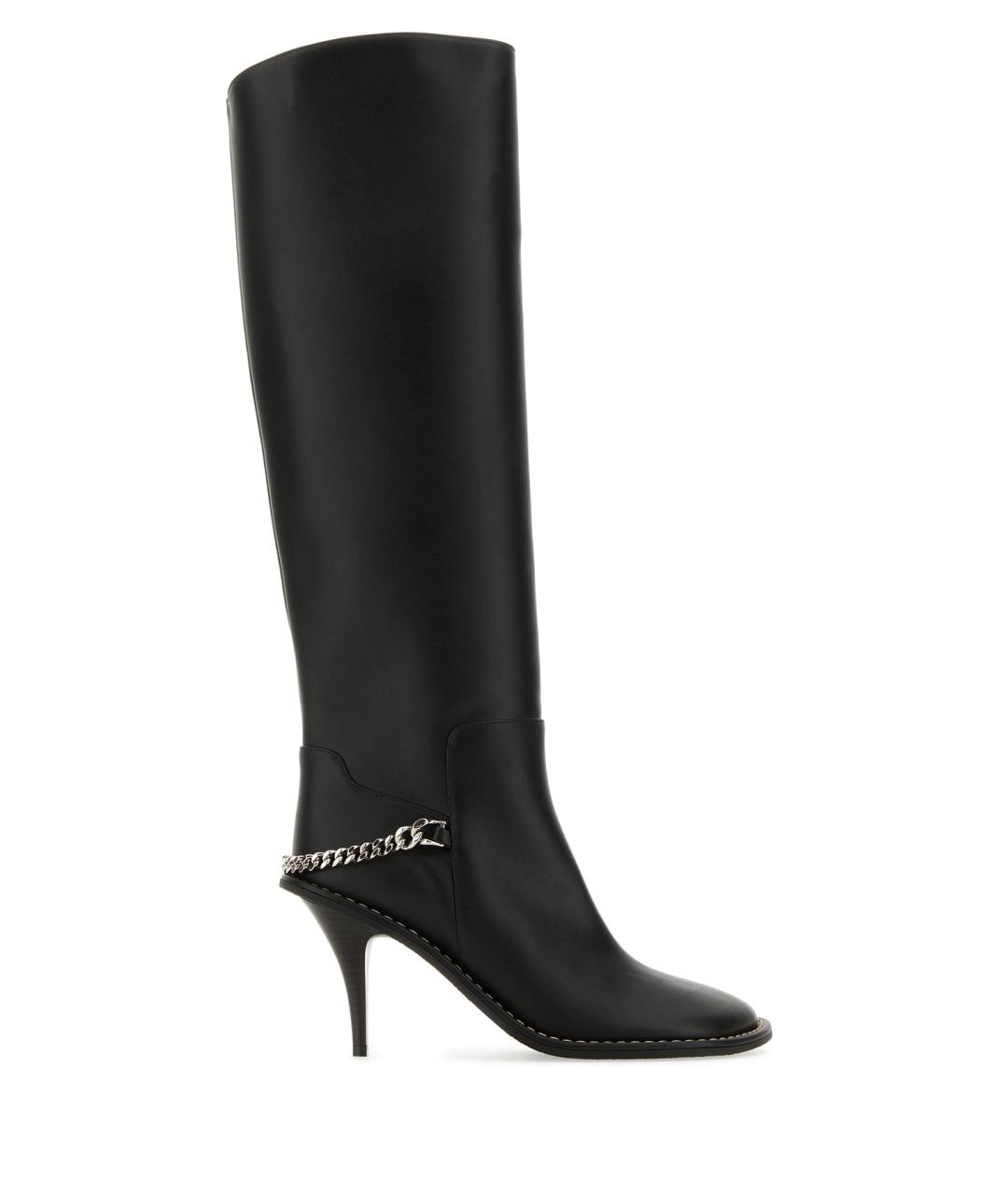 STELLA MCCARTNEY Черные сапоги из искусственной кожи, фото 1