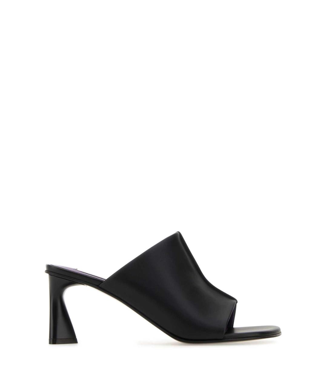 STELLA MCCARTNEY Черные мюли из искусственной кожи, фото 1